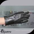 SRSAFETY heavy duty chemical resistant and slip resistant PVC gloves,China suppliers